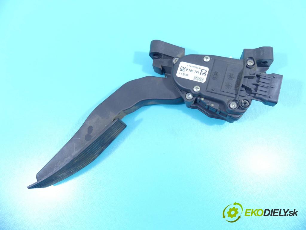Opel Vectra C 2002-2008 1.9 cdti 150 HP manual 110 kW 1910 cm3 5- pedále 9186724 (Pedále)