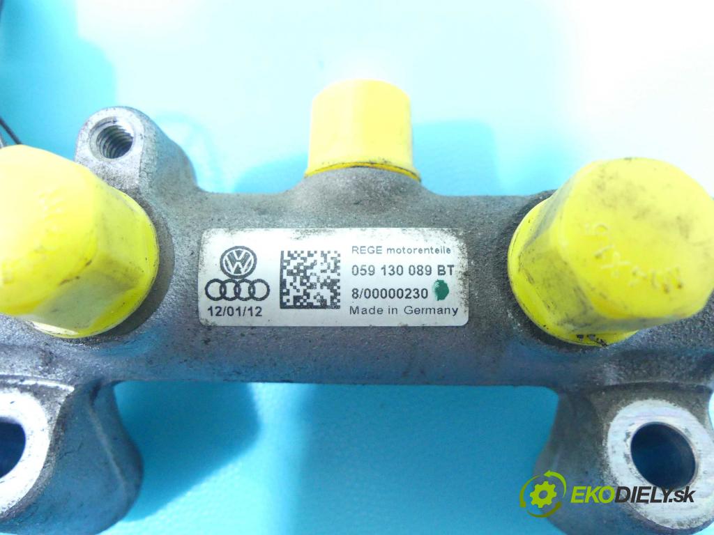 Vw Touareg II 2010-2018 3.0 tdi 245KM automatic 180 kW 2999 cm3 5- lišta vstrekovacia 059130089BT (Vstrekovacie lišty)