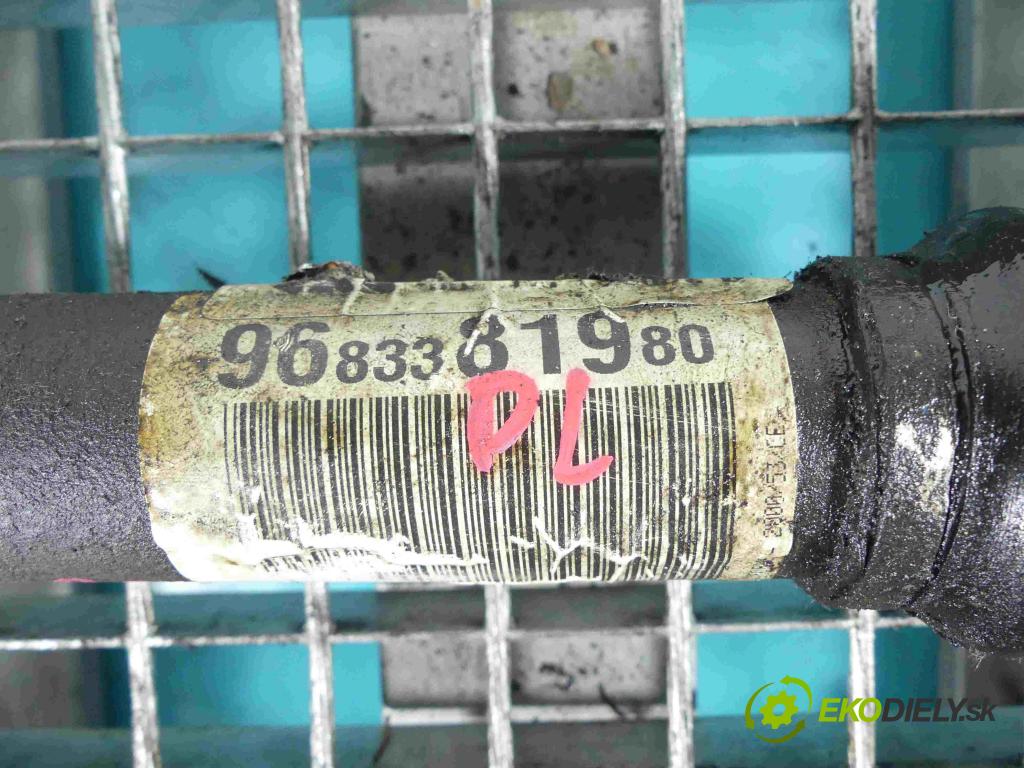 Citroen C6 2005-2012 2.7 hdi 204 HP automatic 150 kW 2720 cm3 4- poloos ľavé 9683381980 (Poloosy)