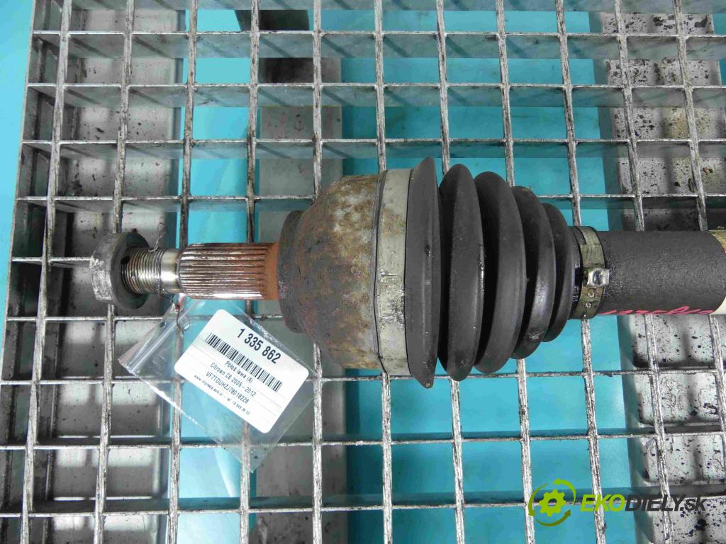 Citroen C6 2005-2012 2.7 hdi 204 HP automatic 150 kW 2720 cm3 4- poloos ľavé 9683381980 (Poloosy)