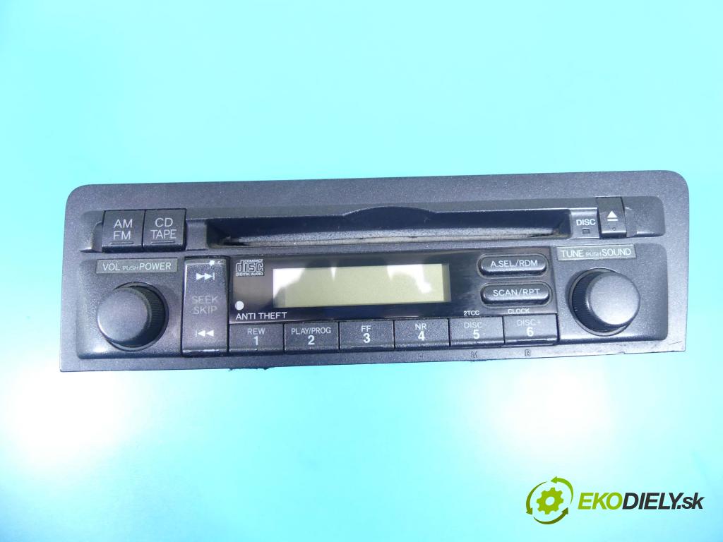 Honda Civic VII 2000-2006 1.7 16v 124hp automatic 91 kW 1698 cm3 2- Radio originál 39101-S5P-A310-M1