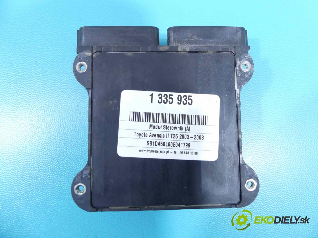 Toyota Avensis II T25 2003-2008 2.2 D4D 150 HP manual 110 kW 2231 cm3 5- modul riadiaca jednotka 89871-71010 (Ostatné)