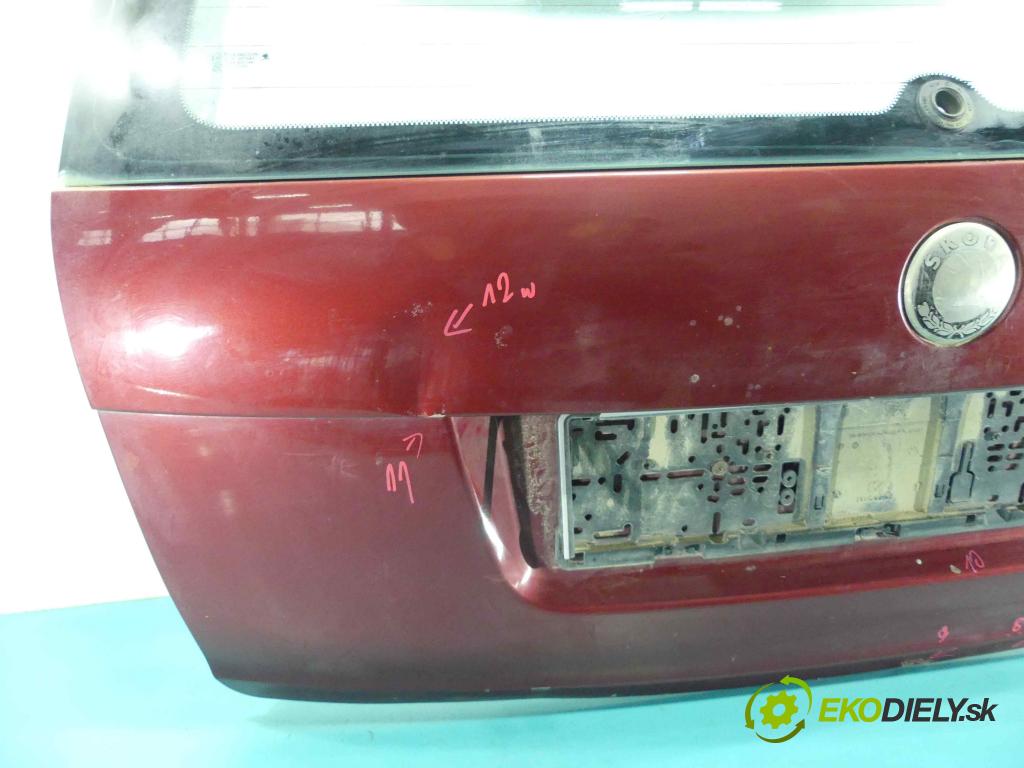 Skoda Octavia II 2004-2013 1.9 tdi 105 HP manual 77 kW 1896 cm3 5- zadna kufor A58RD4NIV1 (Zadné kapoty)