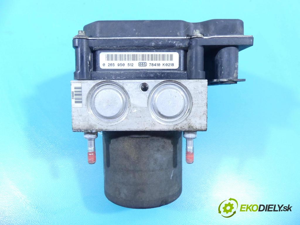 Toyota Auris I 2006-2013 2.0 D4D 126 HP manual 93 kW 1998 cm3 5- čerpadlo abs 0265950512 (Pumpy ABS)