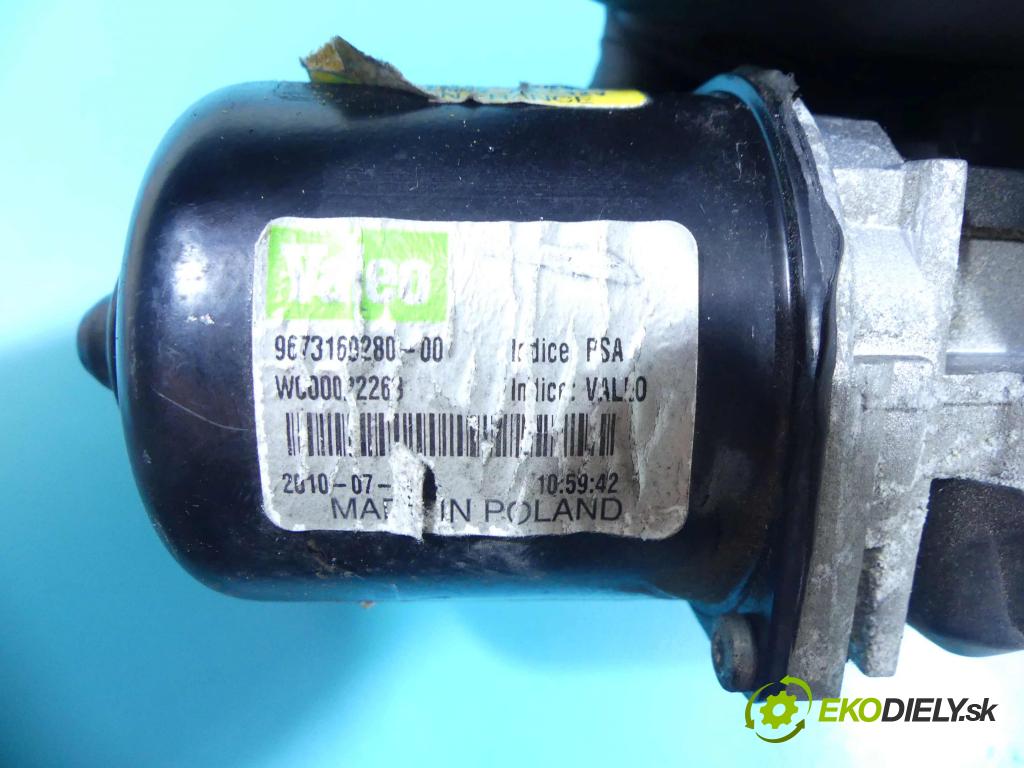 Citroen C3 Picasso 2008-2017 1.4 16V 95 hp manual 70 kW 1397 cm3 5- motor stěračů přední 9673160280