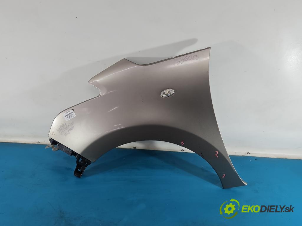 Citroen C3 Picasso 2008-2017 1.4 16V 95 HP manual 70 kW 1397 cm3 5- blatník predné ľavý  (Blatník predný ľavý)