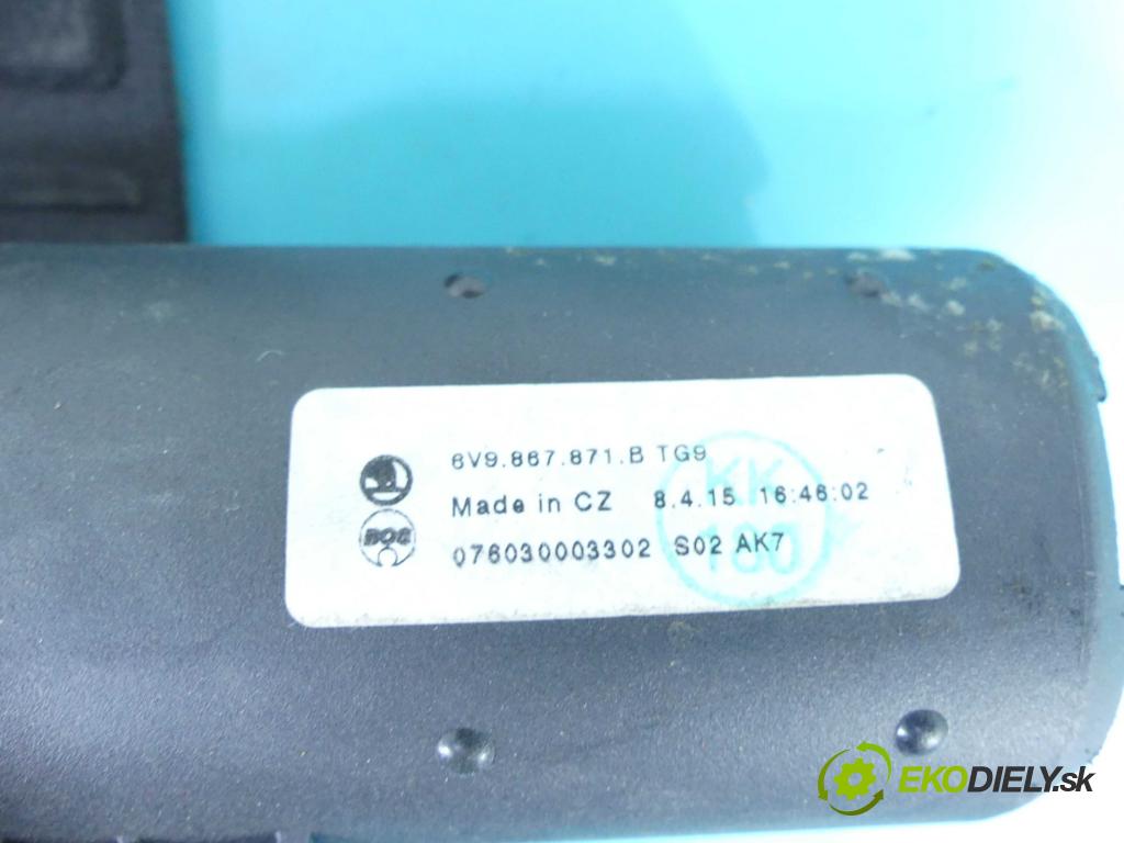 Skoda Fabia III 2014- 1.4 tdi 105 HP manual 77 kW 1422 cm3 5- roleta 6V9867871B (Rolety kufra)