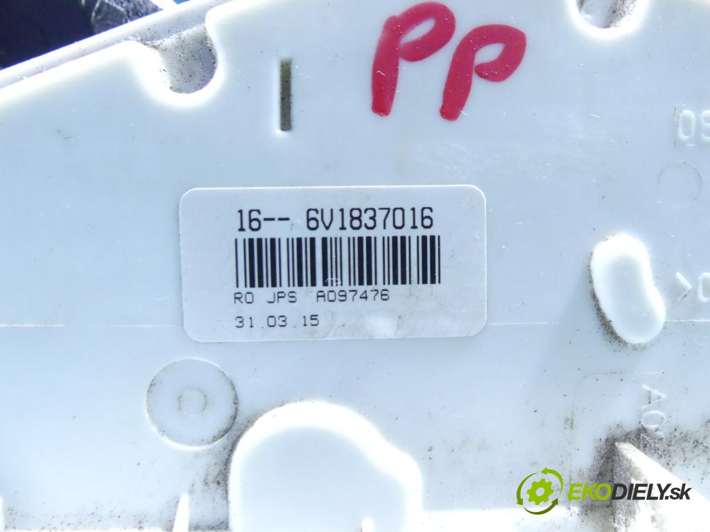 Skoda Fabia III 2014- 1.4 tdi 105 hp manual 77 kW 1422 cm3 5- zámek přední pravý 6V1837016