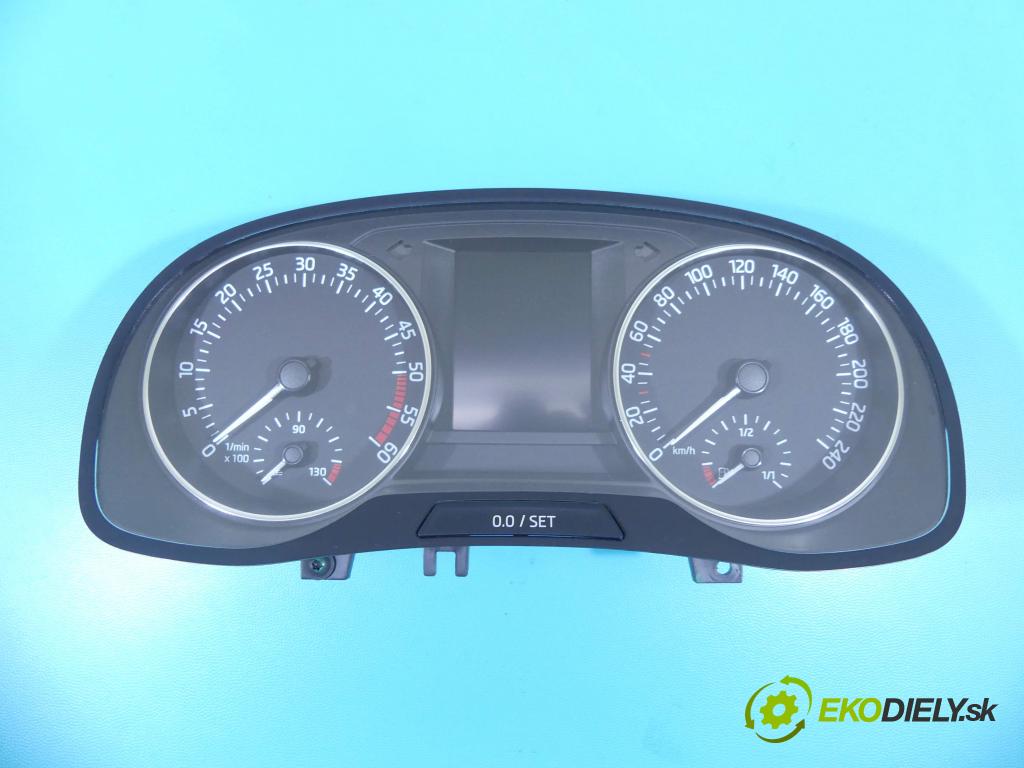 Skoda Fabia III 2014- 1.4 tdi 105 HP manual 77 kW 1422 cm3 5- prístrojovka/ budíky 6V0920741 (Prístrojové dosky, displeje)
