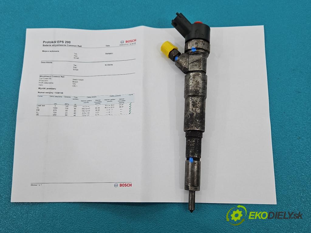 Bmw 5 E39 1996-2003 3.0d 184hp automatic 135 kW 2926 cm3 5- vstrek 0445110029 (Vstrekovače)