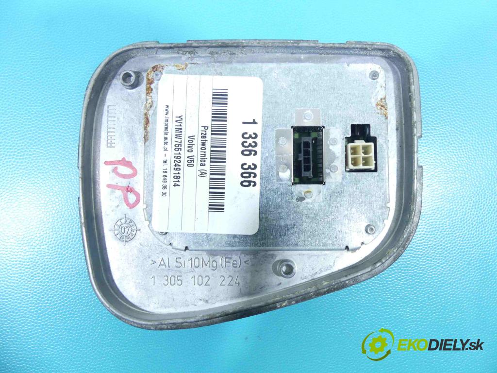 Volvo V50 2.0d 136 HP manual 100 kW 1997 cm3 5- střídač: xenon 1307329210 (Riadiace jednotky xenónu)