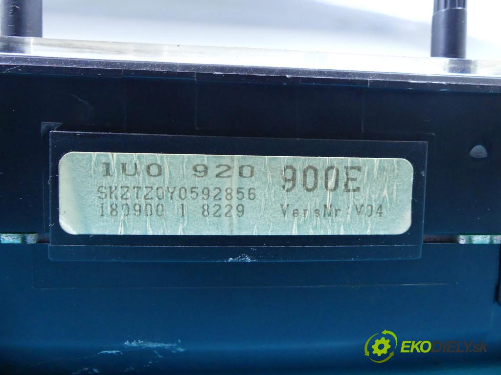 Skoda Octavia I 1996-2010 1.9 sdi 68 HP manual 50 kW 1896 cm3 5- prístrojovka/ budíky 1U0920900E (Prístrojové dosky, displeje)