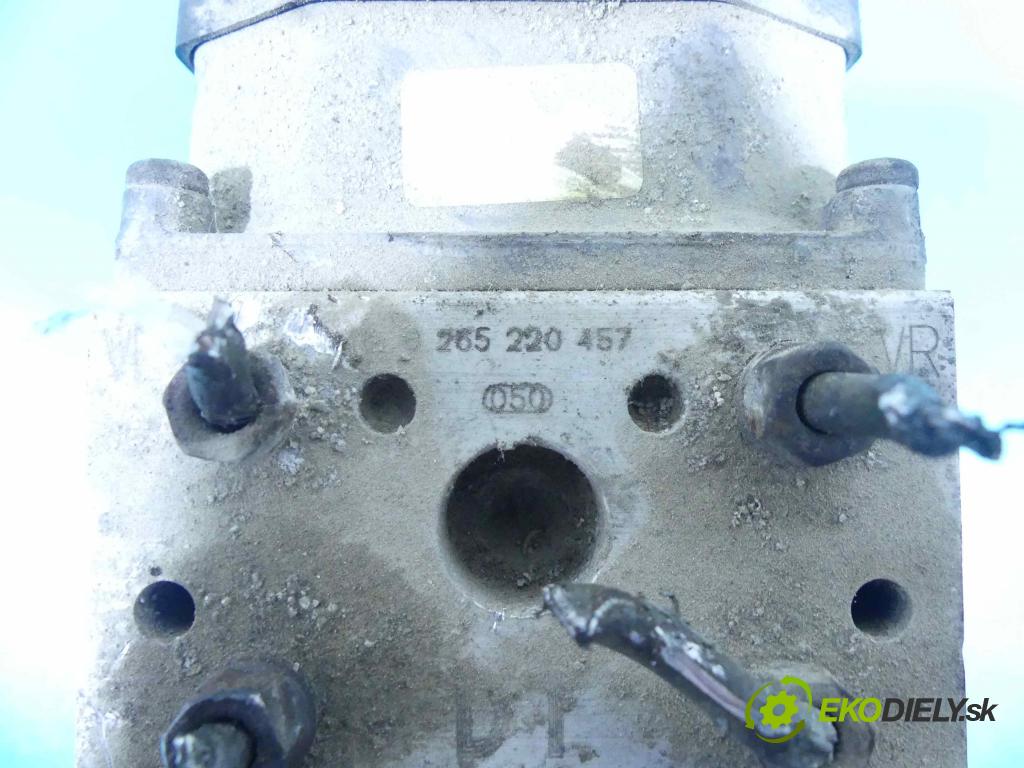 Opel Vectra B 1995-2002 2.0 16v 136 HP manual 100 kW 1998 cm3 4- čerpadlo abs 0265220457 (Pumpy ABS)