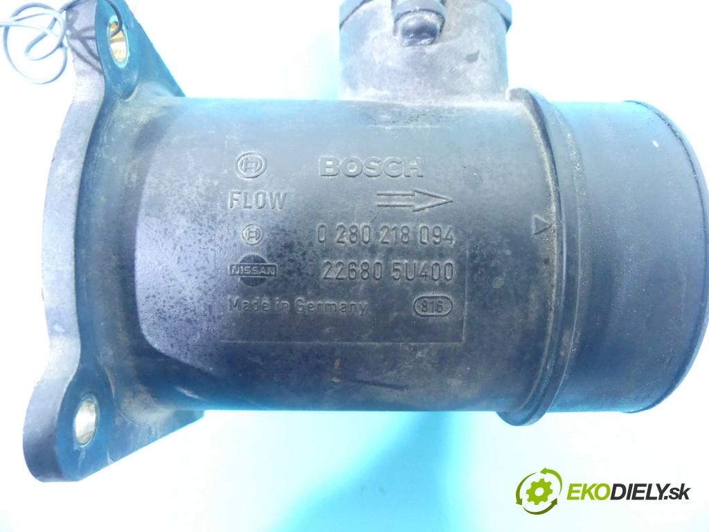 Nissan Almera tino 1.8 16V 116 HP manual 85 kW 1769 cm3 5- průtokoměr: 0280218094 (Váhy vzduchu)