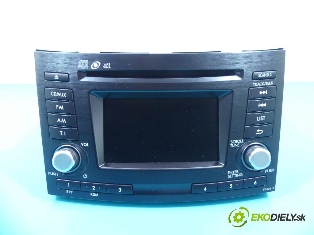 Subaru Legacy V 2009-2014 2.0d 150 HP manual 110 kW 1998 cm3 5- Radio originál 86201AJ430