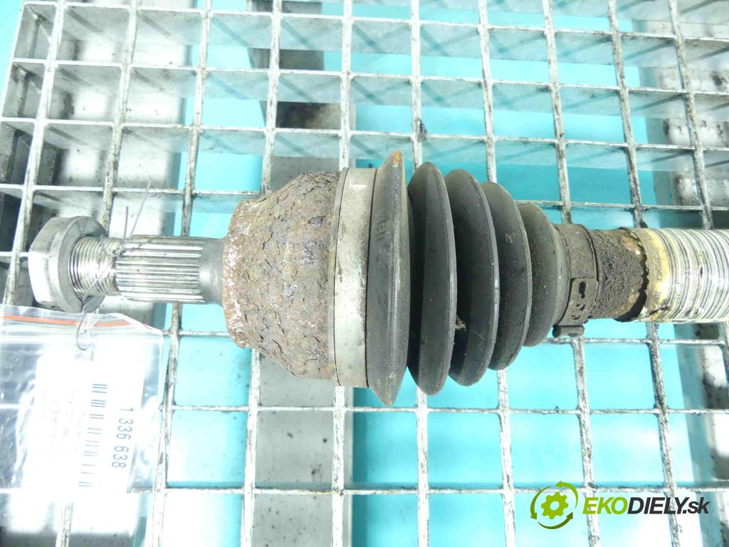 Citroen C3 Picasso 2008-2017 1.4 16V 95 HP manual 70 kW 1397 cm3 5- poloos ľavé 96683174280 (Poloosy)