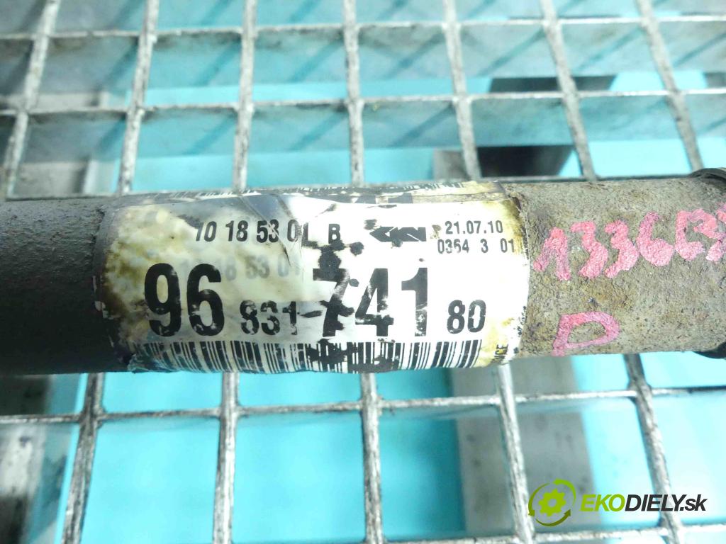 Citroen C3 Picasso 2008-2017 1.4 16V 95 HP manual 70 kW 1397 cm3 5- poloos pravé 9683174180 (Poloosy)