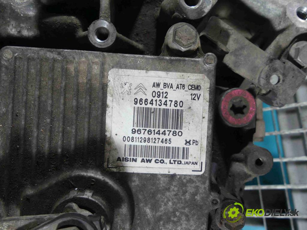 Peugeot 508 2010-2018 2.0 hdi 163 HP automatic 120 kW 1997 cm3 4- prevodovka stupeň,rýchlosť automat 20FB03