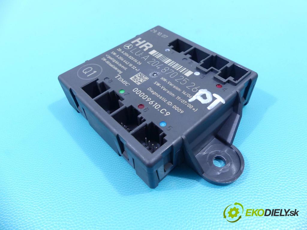 Mercedes C W204 2007-2014 3.0 V6 231 HP automatic 170 kW 2996 cm3 4- modul riadiaca jednotka A2048702526 (Ostatné)