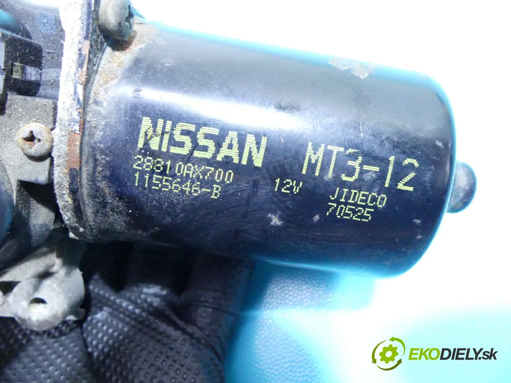 Nissan Micra K12 2003-2010 1.2 16V 65 hp manual 48 kW 1240 cm3 5- motor stěračů přední 28810AX700