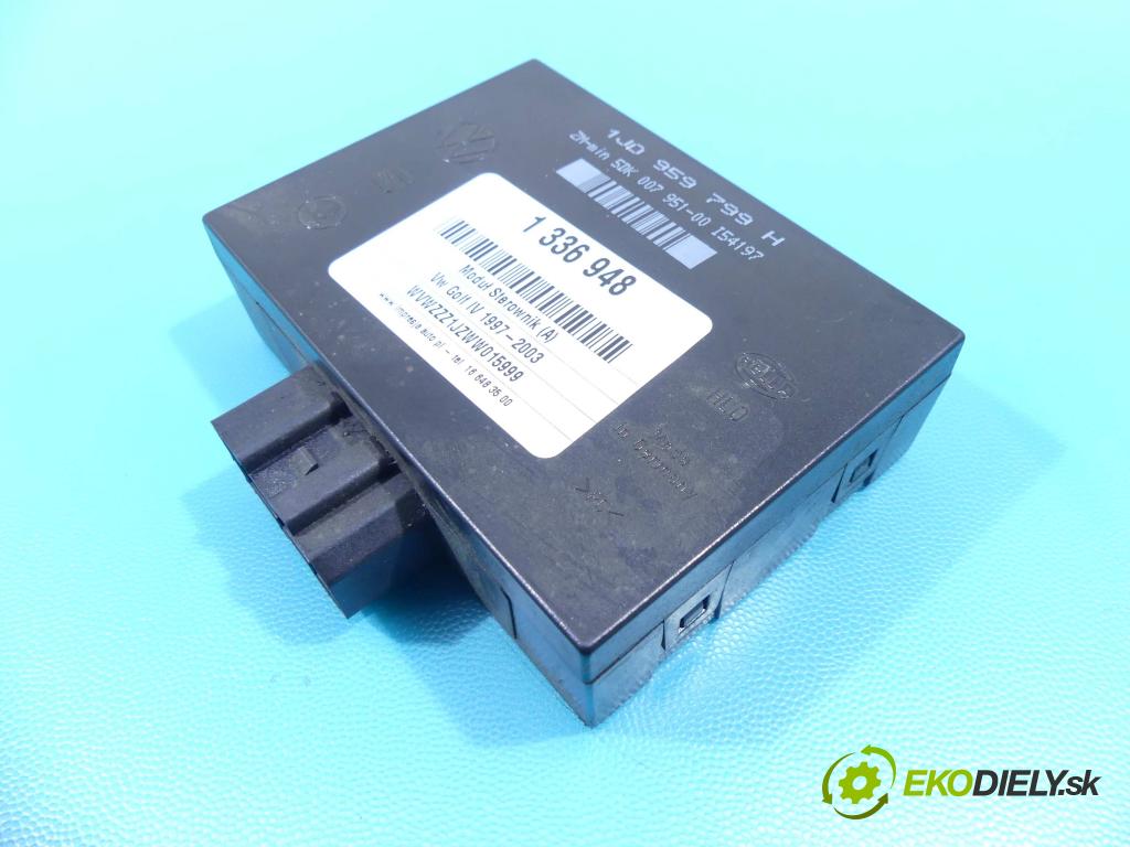 Vw Golf IV 1997-2003 1.9 tdi 90 HP manual 66 kW 1896 cm3 5- modul riadiaca jednotka 1J0959799H (Ostatné)