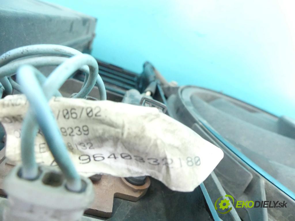 Citroen C5 I 2001-2008 2.0 16v 136 HP manual 100 kW 1997 cm3 5- Ventilátor chladiča 9627884480