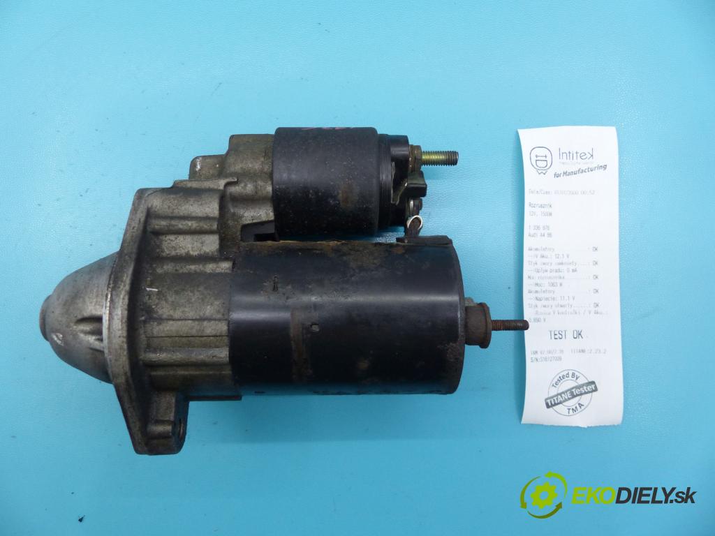 Audi A4 B6 2000-2004 2.0 20V 131 HP manual 96 kW 1984 cm3 5- štartér  (Štartéry)
