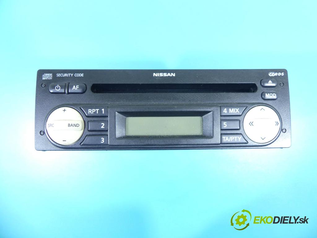 Nissan Micra K12 2003-2010 1.2 16V 65 HP manual 48 kW 1240 cm3 5- Radio originál 7643349318