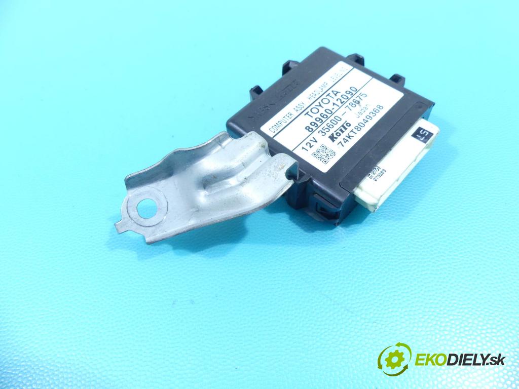 Toyota Auris I 2006-2013 2.0 D4D 126 HP manual 93 kW 1998 cm3 5- modul riadiaca jednotka 89960-12090 (Ostatné)