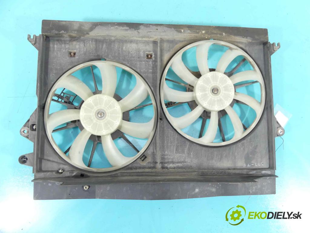 Toyota Auris I 2006-2013 2.0 D4D 126 HP manual 93 kW 1998 cm3 5- Ventilátor chladiča 16040-0R050