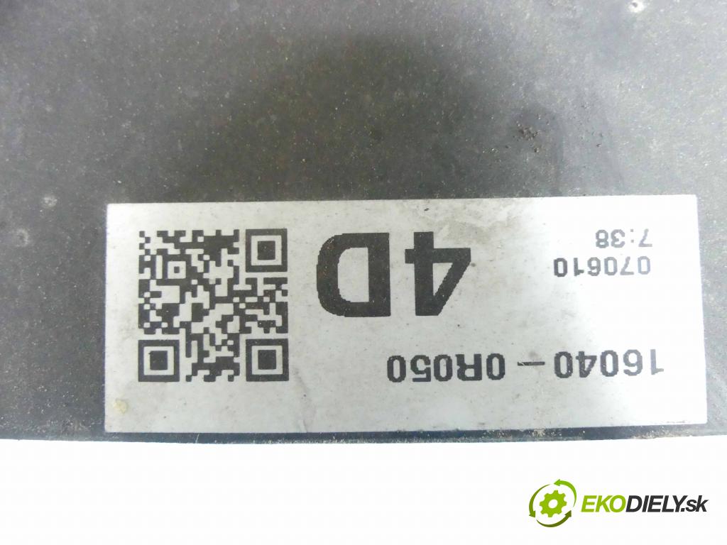 Toyota Auris I 2006-2013 2.0 D4D 126 HP manual 93 kW 1998 cm3 5- Ventilátor chladiča 16040-0R050