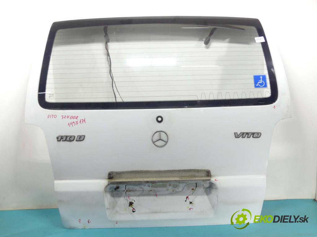 Mercedes Vito W638 1996-2003 2.3 TD 98 hp manual 72 kW 2299 cm3 5- zadní kufrové dveře  (Zadní kapoty)