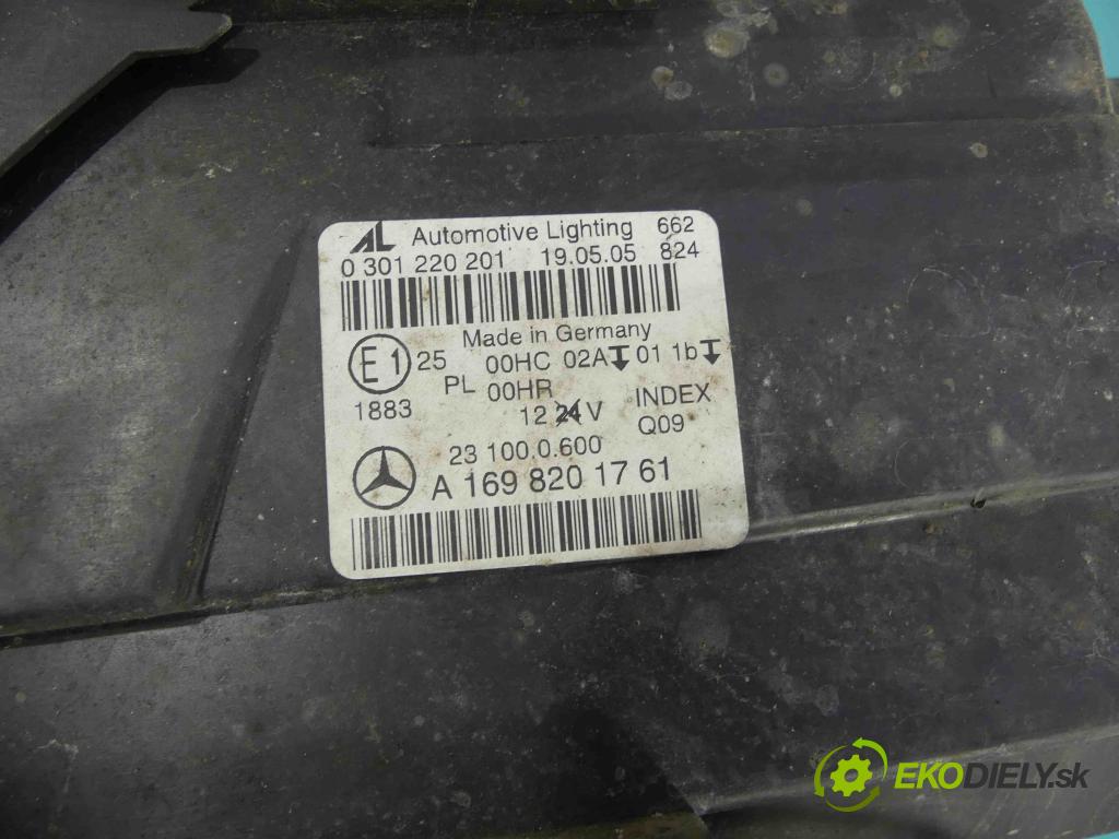 Mercedes B W245 2005-2011 1.7 116 hp automatic 85 kW 1699 cm3 5- světlo levý A1698201761 (Ostatné)