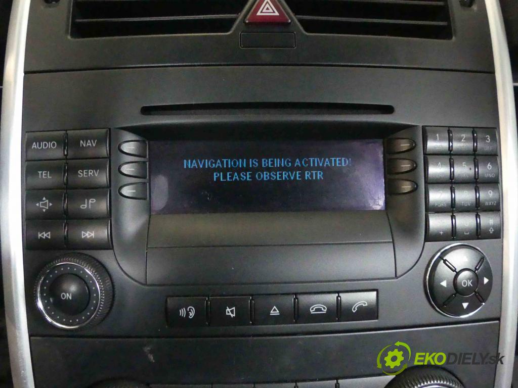 Mercedes B W245 2005-2011 1.7 116 HP automatic 85 kW 1699 cm3 5- Radio originál A1698205089