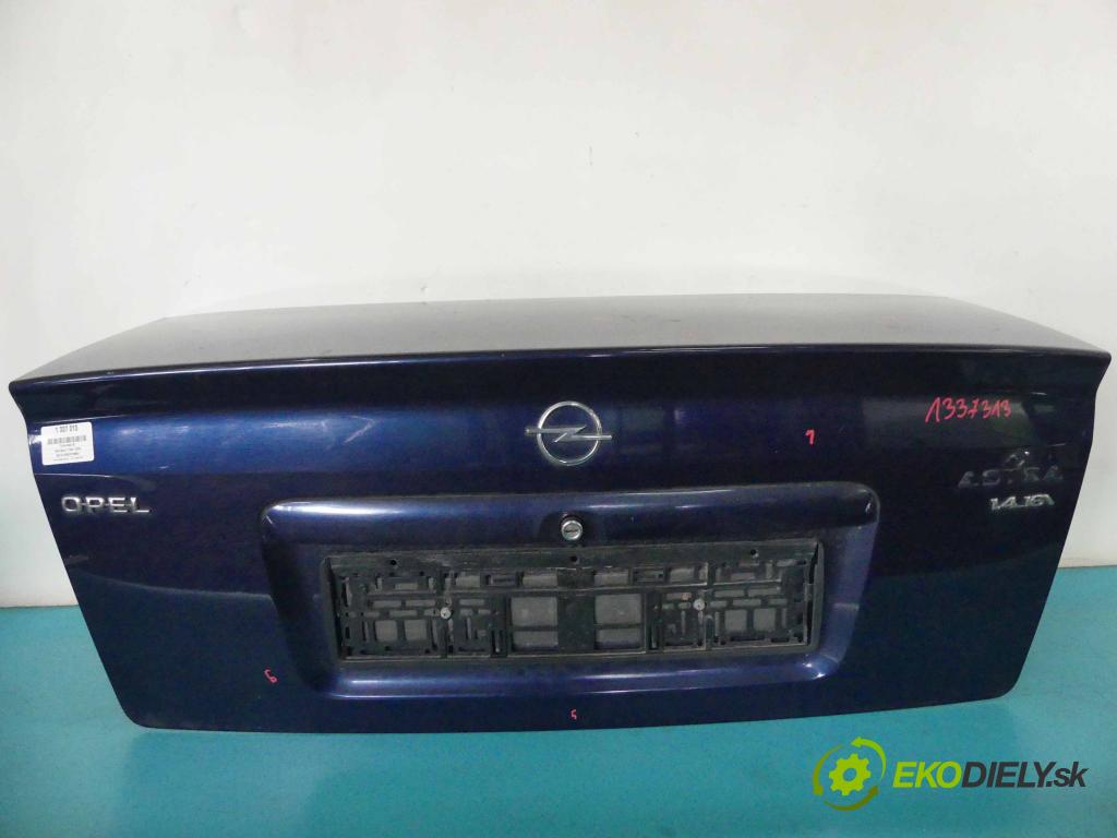 Opel Astra II 1998-2009 1.4 16V 90 hp manual 66 kW 1389 cm3 4- zadní kufrové dveře  (Zadní kapoty)