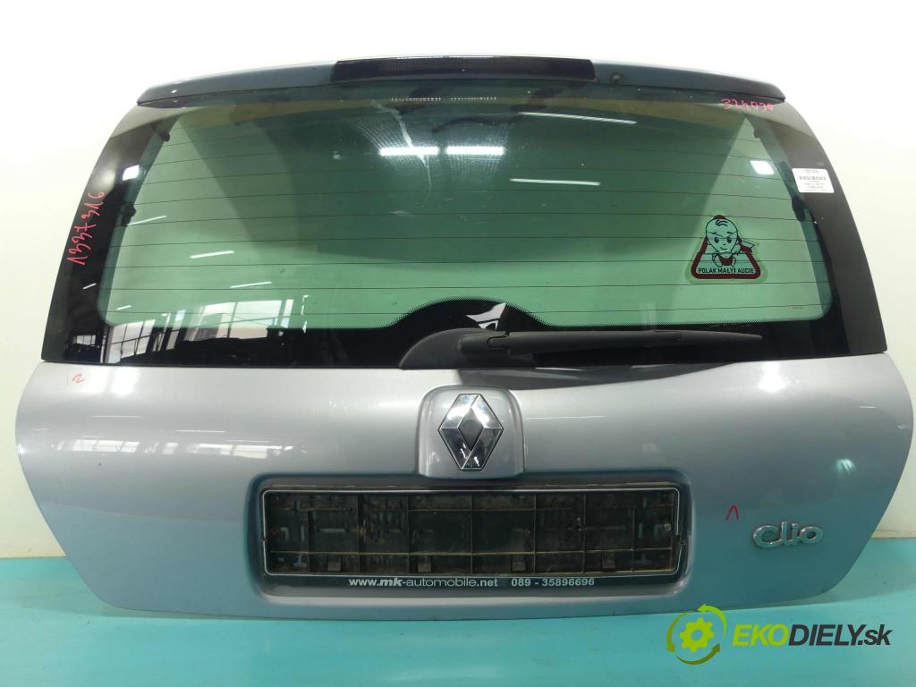 Renault Clio II 1998-2012 1.5 dci 82 hp manual 60 kW 1461 cm3 5- zadní kufrové dveře  (Zadní kapoty)