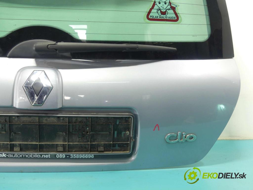 Renault Clio II 1998-2012 1.5 dci 82 hp manual 60 kW 1461 cm3 5- zadní kufrové dveře  (Zadní kapoty)