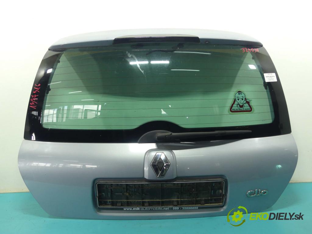 Renault Clio II 1998-2012 1.5 dci 82 HP manual 60 kW 1461 cm3 5- zadna kufor  (Zadné kapoty)