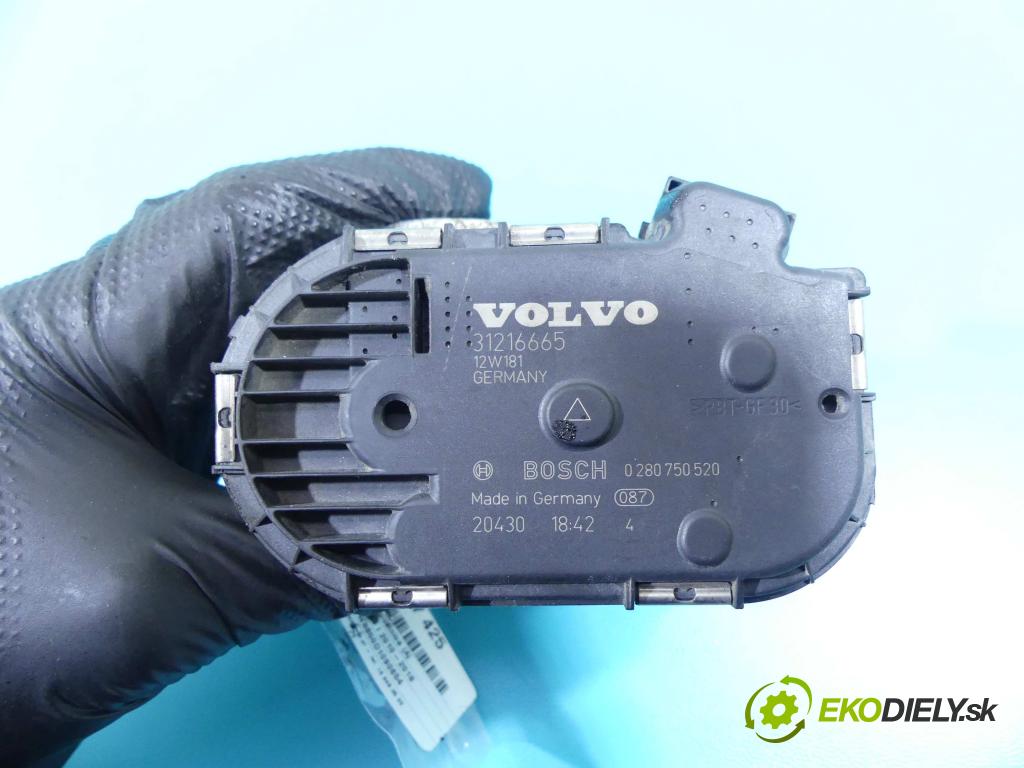 Volvo V60 I 2010-2018 2.0 D3 163 HP automatic 120 kW 1984 cm3 5- klapka 31216665 (Škrtiace klapky)
