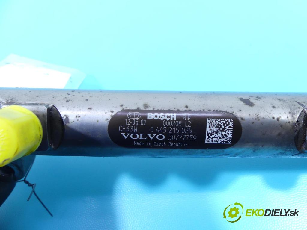 Volvo V60 I 2010-2018 2.0 D3 163 HP automatic 120 kW 1984 cm3 5- lišta vstrekovacia 0445215025 (Vstrekovacie lišty)