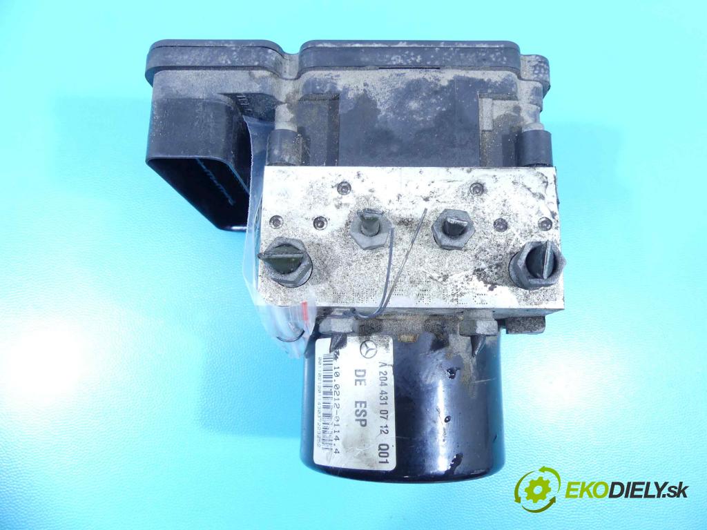 Mercedes C W204 2007-2014 3.0 V6 231 HP automatic 170 kW 2996 cm3 4- čerpadlo abs A2045455432 (Pumpy ABS)