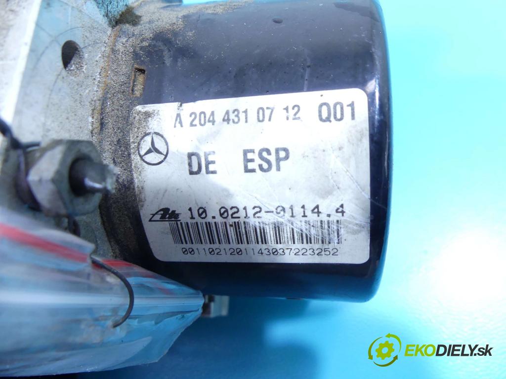 Mercedes C W204 2007-2014 3.0 V6 231 HP automatic 170 kW 2996 cm3 4- čerpadlo abs A2045455432 (Pumpy ABS)