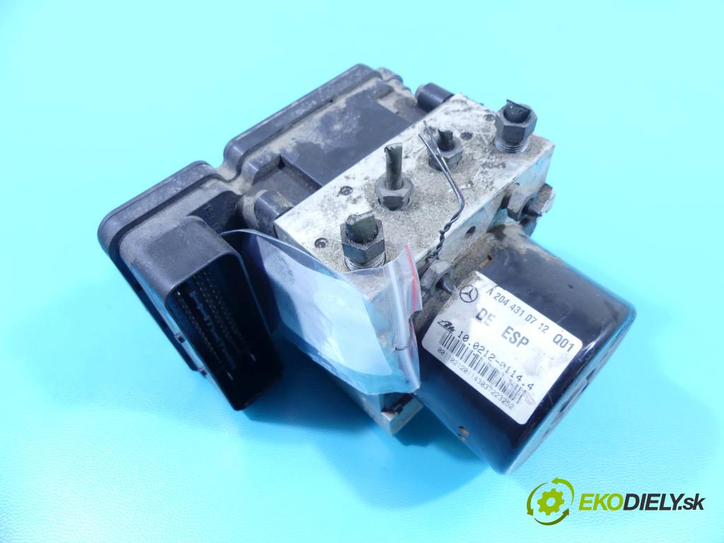Mercedes C W204 2007-2014 3.0 V6 231 HP automatic 170 kW 2996 cm3 4- čerpadlo abs A2045455432 (Pumpy ABS)