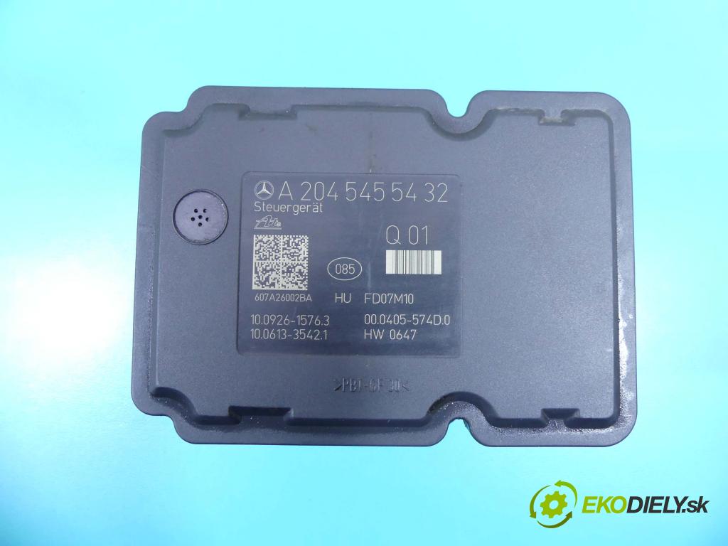 Mercedes C W204 2007-2014 3.0 V6 231 HP automatic 170 kW 2996 cm3 4- čerpadlo abs A2045455432 (Pumpy ABS)