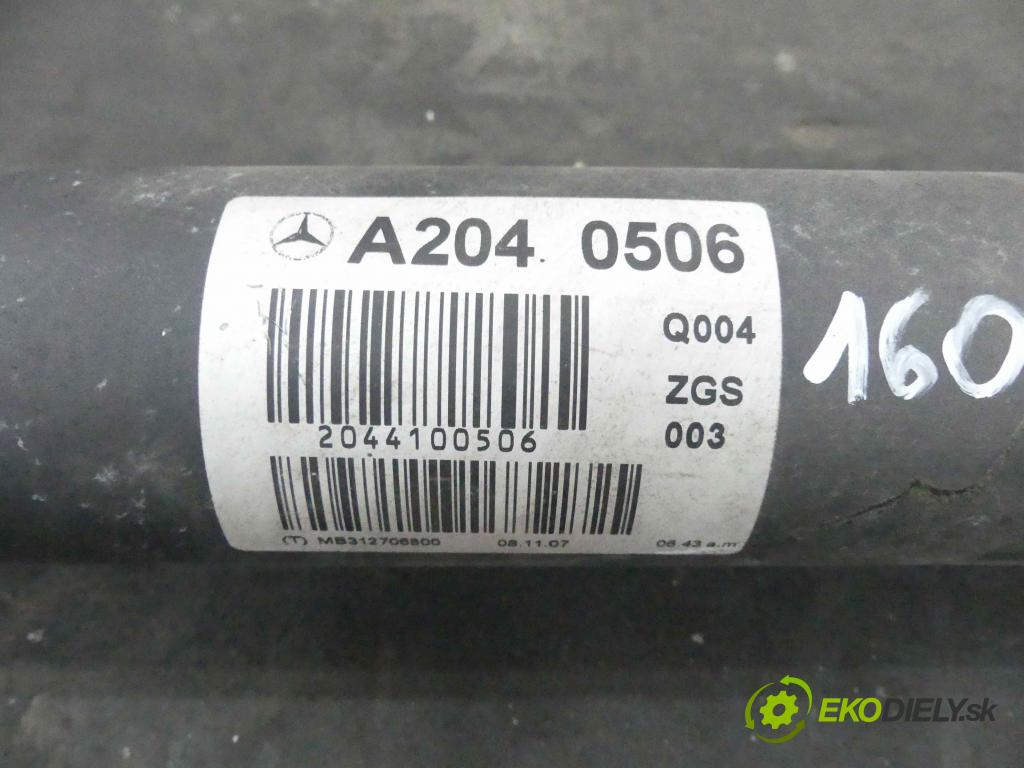 Mercedes C W204 2007-2014 3.0 V6 231 HP automatic 170 kW 2996 cm3 4- Hřídel: A2040506 (Kardaňové hriadele)