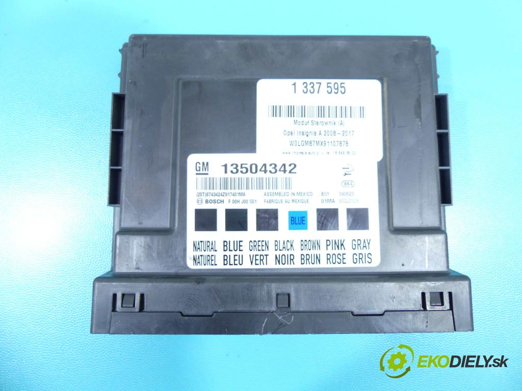 Opel Insignia A 2008-2017 2.0 cdti 160 HP automatic 118 kW 1956 cm3 5- modul riadiaca jednotka 13504342 (Ostatné)