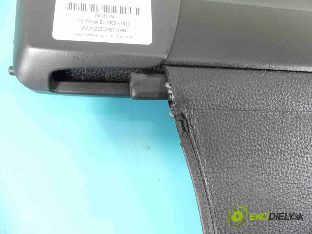 Vw Passat B6 2005-2010 1.9 tdi 105 HP manual 77 kW 1896 cm3 5- roleta 3C9867871 (Rolety kufra)