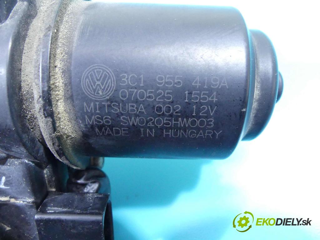 Vw Passat B6 2005-2010 1.9 tdi 105 hp manual 77 kW 1896 cm3 5- motor stěračů přední 3C1955419A