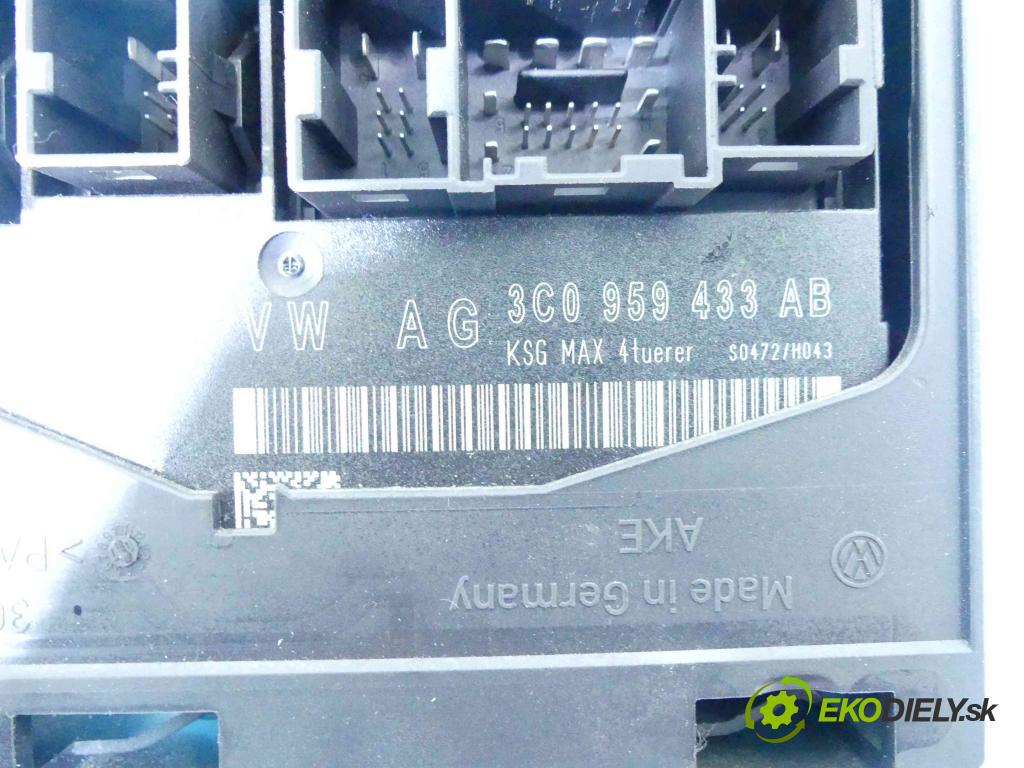 Vw Passat B6 2005-2010 1.9 tdi 105 HP manual 77 kW 1896 cm3 5- modul riadiaca jednotka 3C0959433AB (Ostatné)