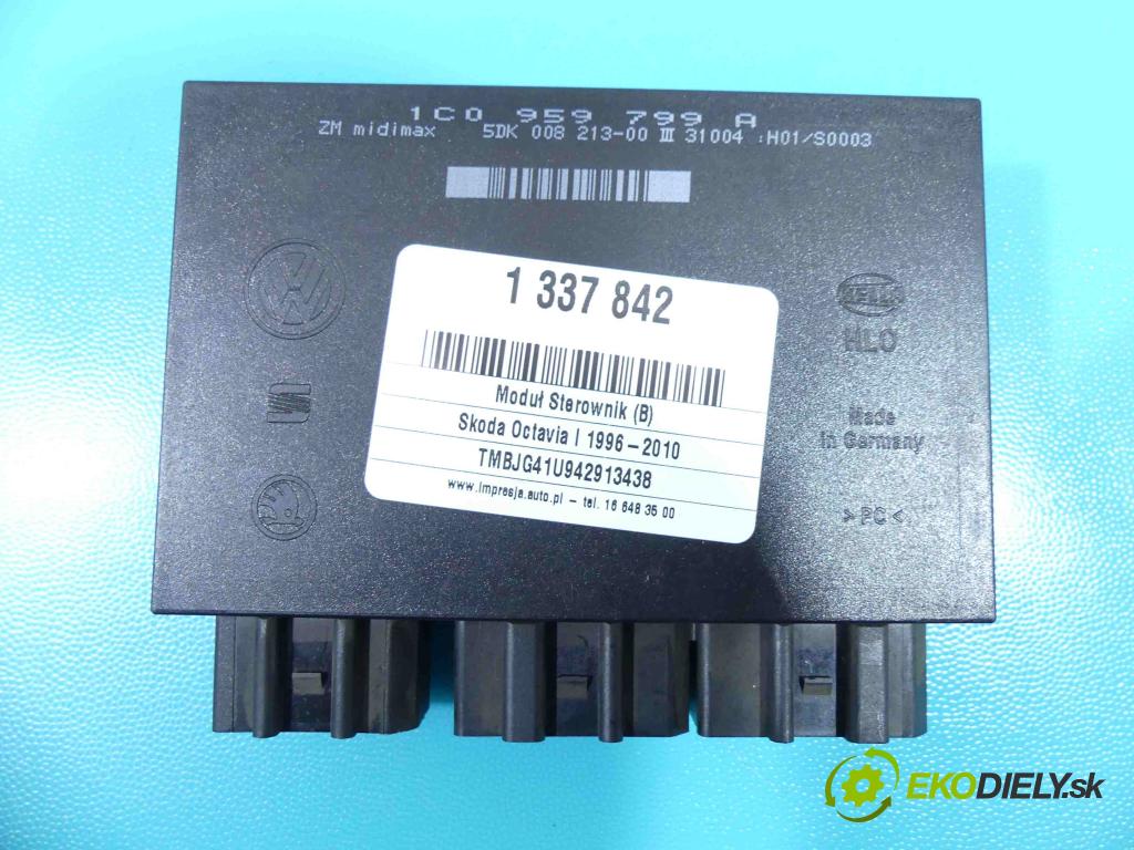 Skoda Octavia I 1996-2010 1.9 tdi 90 HP manual 66 kW 1896 cm3 5- modul riadiaca jednotka 1C0959799A (Ostatné)